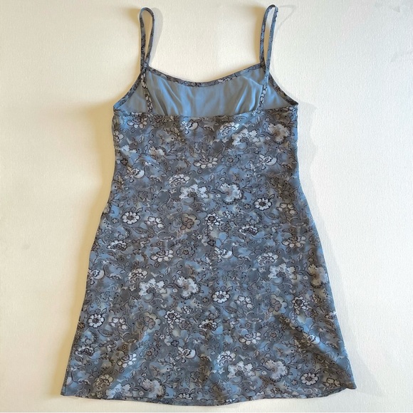 90’s Style Blue Mini Dress - Picture 2 of 4